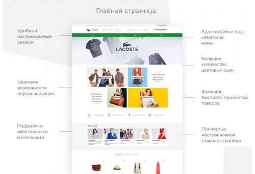INTEC: UniGarderob - адаптивный интернет-магазин одежды, обуви и аксессуаров