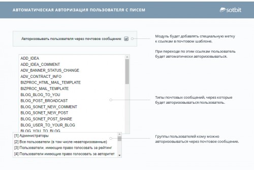 Сотбит: Расширенная регистрация и авторизация