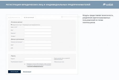 Сотбит: Расширенная регистрация и авторизация